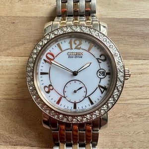 Citizen Two-Tone Gold and Silver Women's Eco-Drive Watch